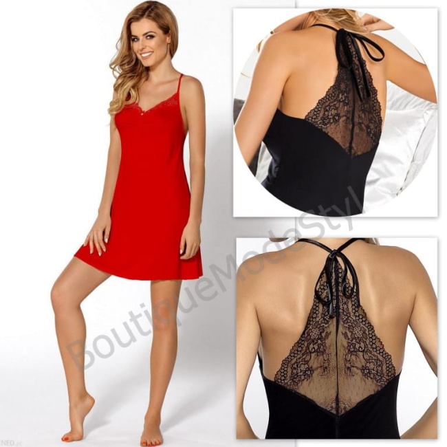 NIPPLEX Koszulka nocna Pandora czerwona