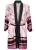 DALIA szlafrok satynowy Pink pantera czarny