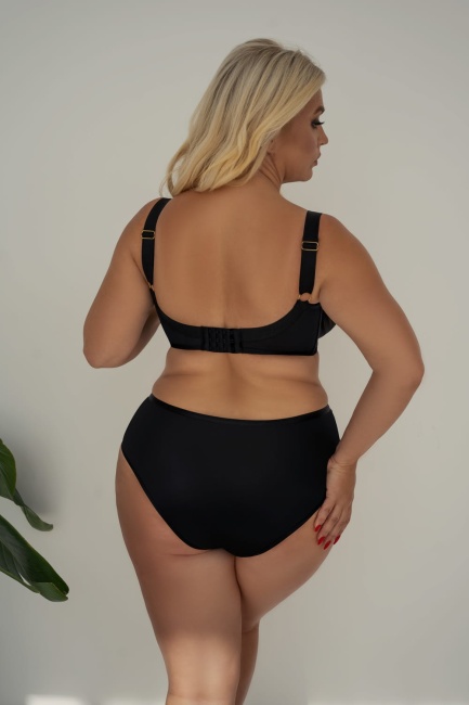 KRIS LINE biustonosz Casual soft lace czarny