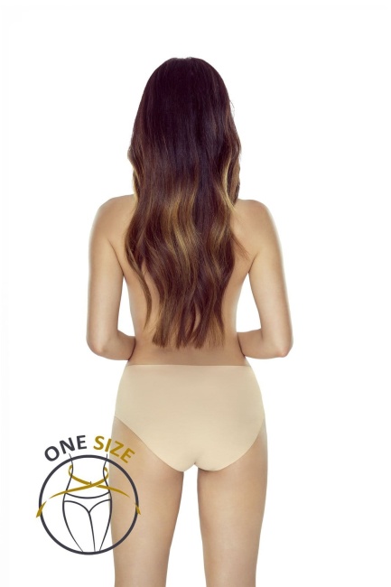 Majtki damskie One Size Charlotte 5002 beżowe Lapinee