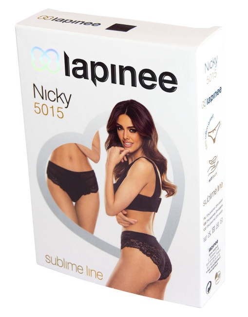 Majtki damskie koronkowe Nicky 5015 beż Lapinee