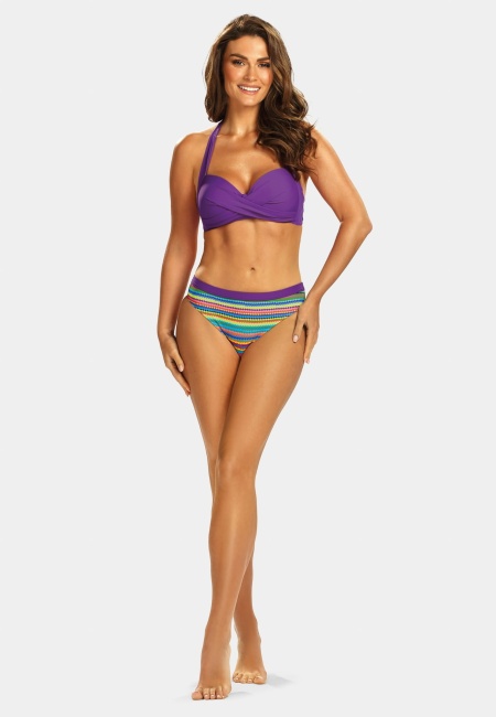 Strój kąpielowy bikini fioletowe FG20/644 i figi FD20D/884 Feba