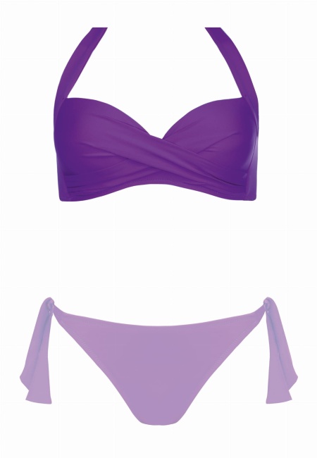 Strój kąpielowy bikini fioletowe FG20/644