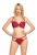NIPPLEX biustonosz Casilda czerwony push up