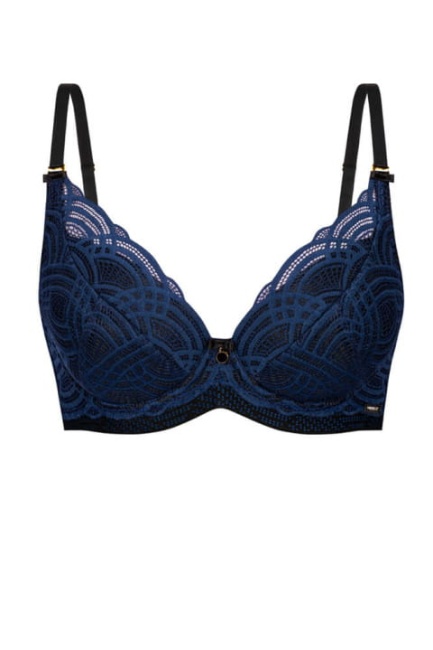 NIPPLEX biustonosz Debora granatowy push up