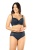 NIPPLEX biustonosz Debora granatowy semi soft