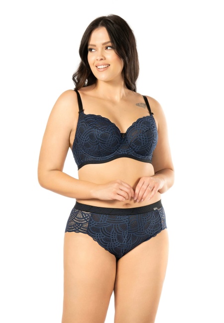 NIPPLEX biustonosz Debora granatowy semi soft