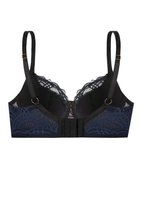 NIPPLEX biustonosz Debora granatowy semi soft