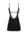 OBSESSIVE Koszulka i stringi Bellastia czarna
