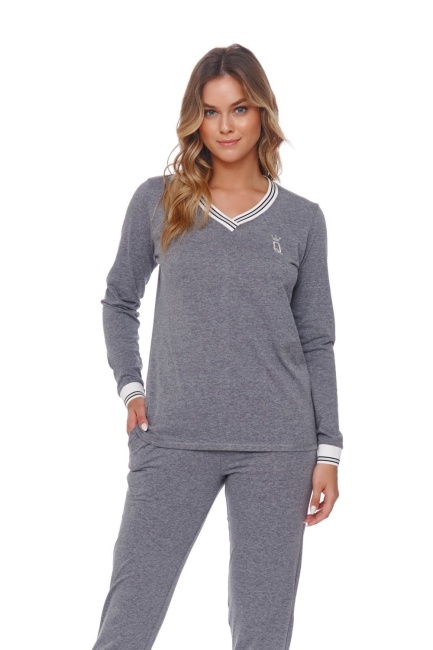 Doctor Nap szara piżama homewear, dresowa 4504