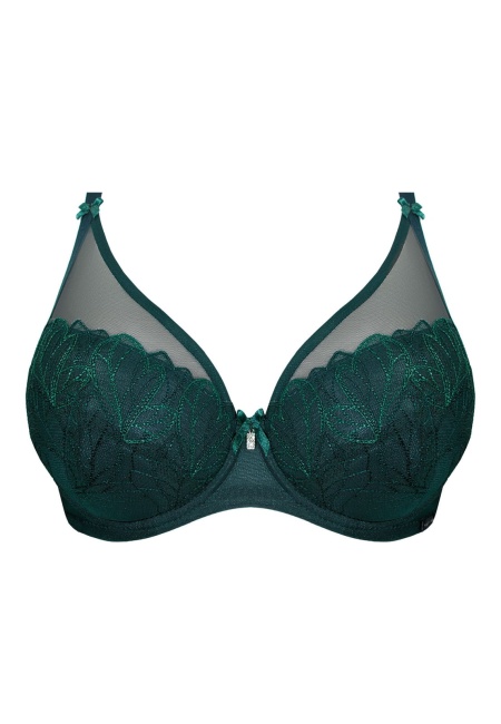 MEFEMI biustonosz Emily push up zielony