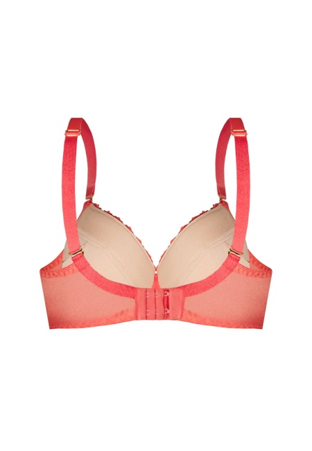 MEFEMI biustonosz Karen usztywniany koralowy