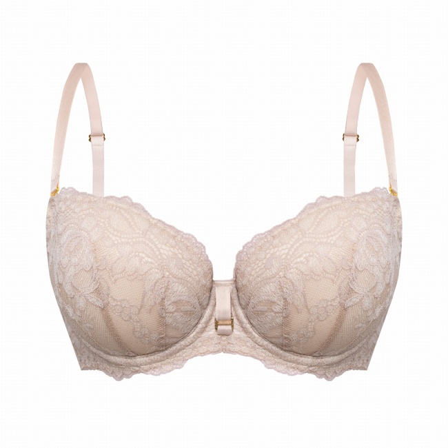 MEFEMI biustonosz Sephora push up cappucino