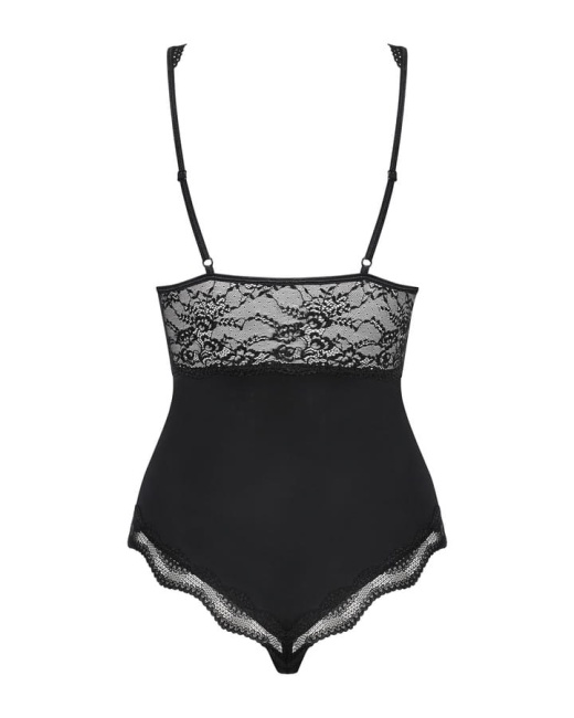 OBSESSIVE Body Luave czarne z koronką