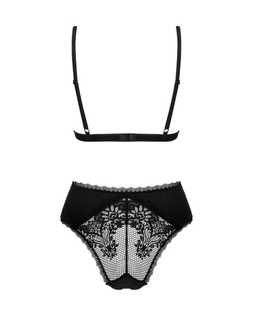 OBSESSIVE Body Maderris czarne z koronką