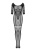 OBSESSIVE Bodystocking G329 czarne