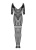 OBSESSIVE Bodystocking G329 czarne