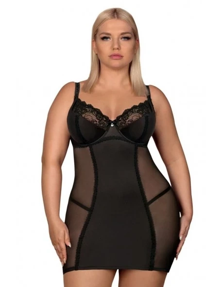 OBSESSIVE Koszulka Amallie chemise czarna