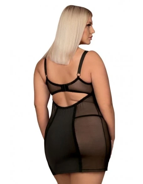 OBSESSIVE Koszulka Amallie chemise czarna