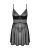 OBSESSIVE Koszulka Chemeris babydoll czarna