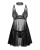OBSESSIVE Koszulka Donarella babydoll czarna