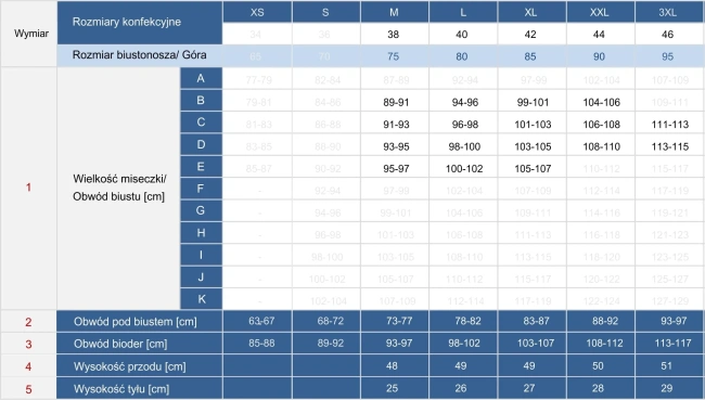 Feba Strój kąpielowy jednoczęściowy usztywniany F26/903