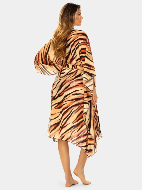 FEBA długie kimono plażowe F219/903, narzutka, szlafrok