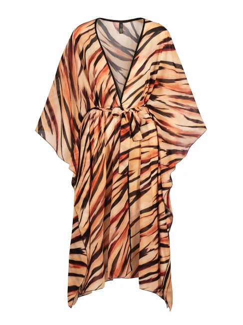 FEBA długie kimono plażowe F219/903, narzutka, szlafrok