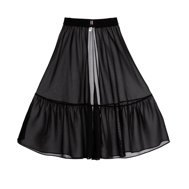 LAVEL spódnica plażowa, szybkoschnąca LS-402-106 czarna