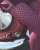 GABRIELLA Rajstopy Cherie serca bordowe 60den