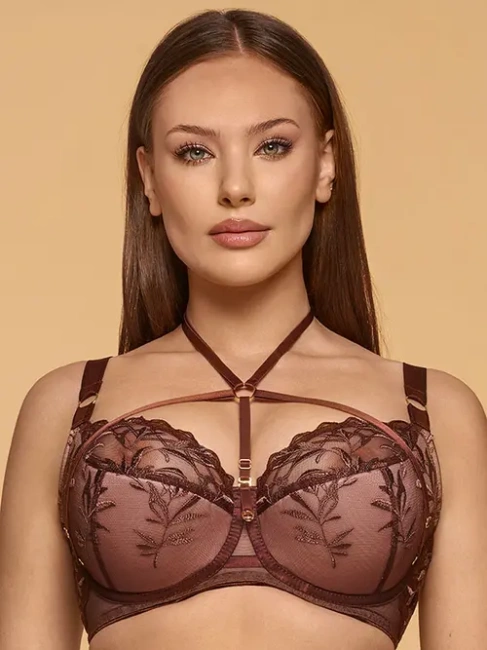 DALIA Ramiączka strapsy Choco