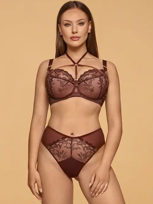 DALIA Ramiączka strapsy Choco