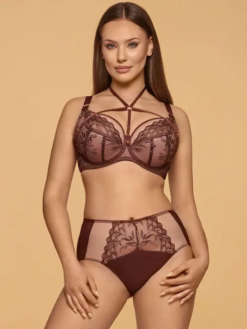 DALIA Ramiączka strapsy Choco