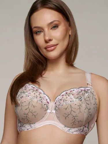 DALIA biustonosz Elira K24 z kwiatkami semi soft