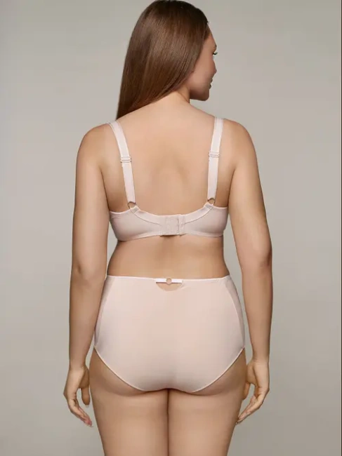 DALIA figi maxi Elira beżowe w kwiatki