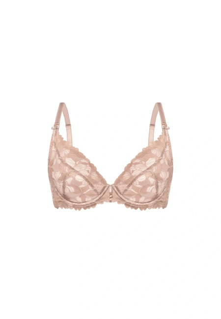 MEFEMI biustonosz Nike push up beżowy BP16