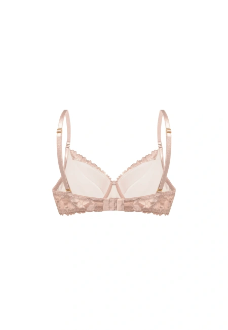 MEFEMI biustonosz Nike push up beżowy BP16