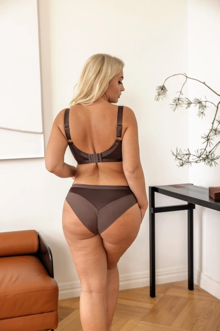 Kris Line Frappe Soft Full Cup – biustonosz miękki brązowy