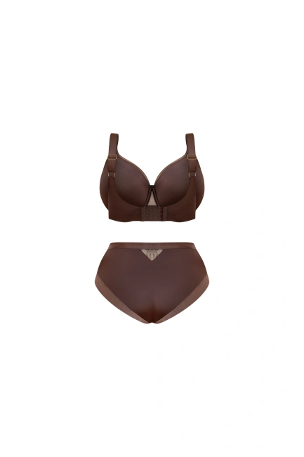 Kris Line Frappe Briefwaist – figi wysokie brązowe