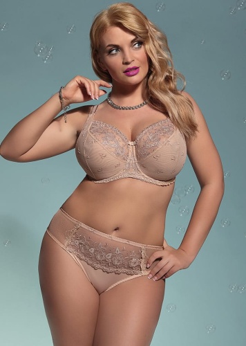 KRIS LINE biustonosz Brillant soft kawa