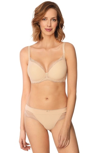 NIPPLEX Pepite biustonosz push up beżowy