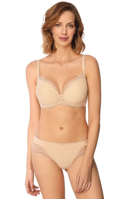 NIPPLEX Pepite biustonosz push up beżowy