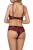 NIPPLEX Biustonosz Benita push up burgund