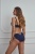 DALIA biustonosz Teresa K24 semi soft granatowy i maxi figi