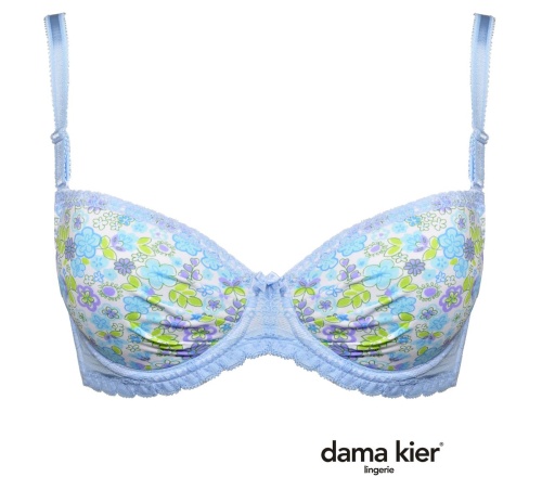 DAMA KIER biustonosz Laura niebieski push up