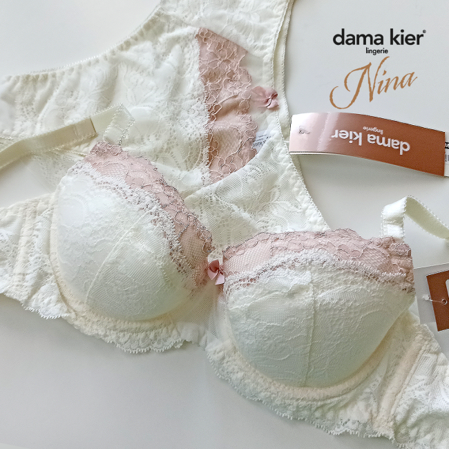 DAMA KIER biustonosz Nina kremowy push up